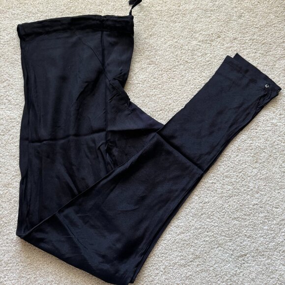 [LIKE NEW] Indian Pakistani Anarkali Gown Salwar Ethnic Suit Black Silver Small - Picture 10 of 12